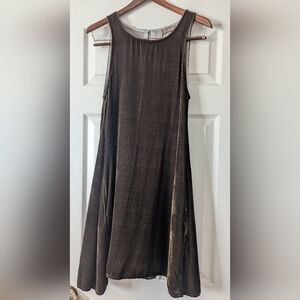 CP Shades Taupe Sleeveless Blouse